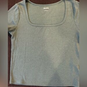 Hollister Women's light Green Top size large